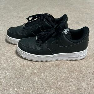 Black Nike Air Force 1s